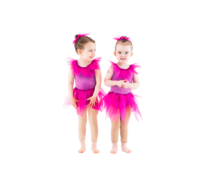 Cute little ballet dancers at munchkin movement classes